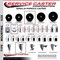 Service Caster 4'' Phenolic Wheel Swivel Bolt Hole Caster Set with 2 Posi Lock Brakes, 4PK SCC-BH20S414-PHS-PLB-2-S-2 - alternate 4